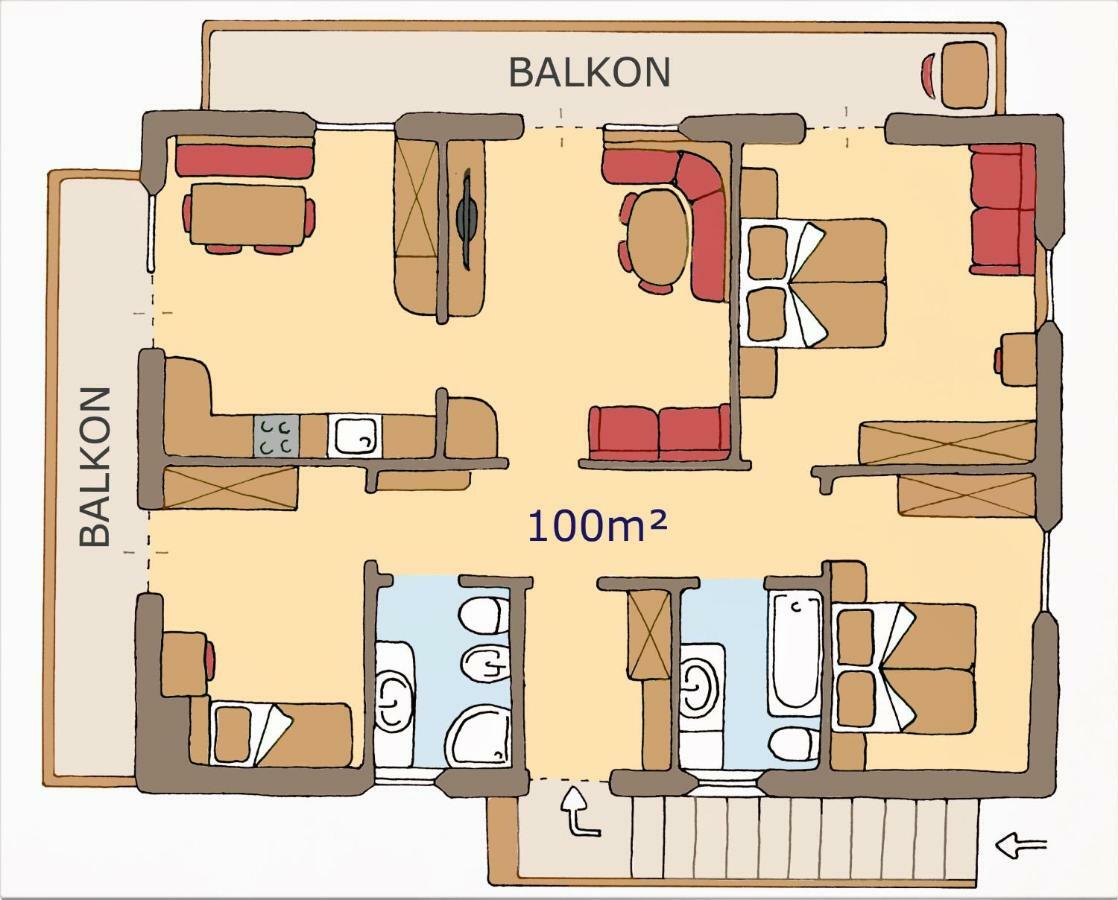 Apartment Larjei St. Ulrich in Gröden Exterior foto